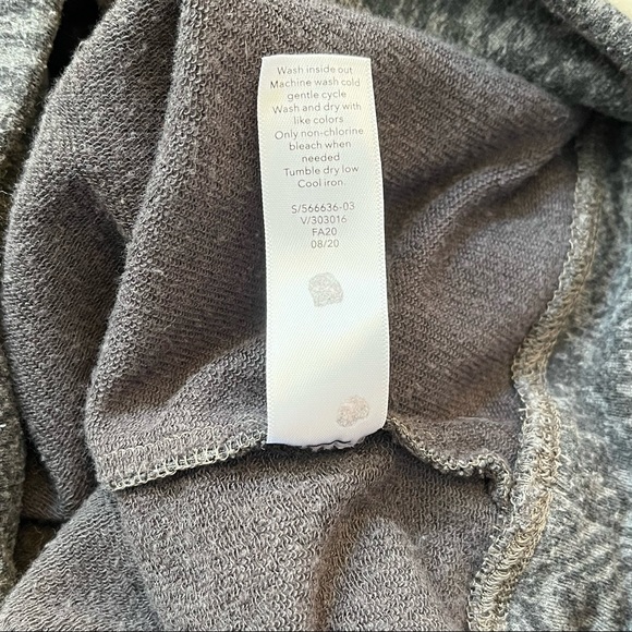 Athleta Studio to Street Pullover Sheatshirt Womens Medium M Crew Splatter Gray - Picture 5 of 9